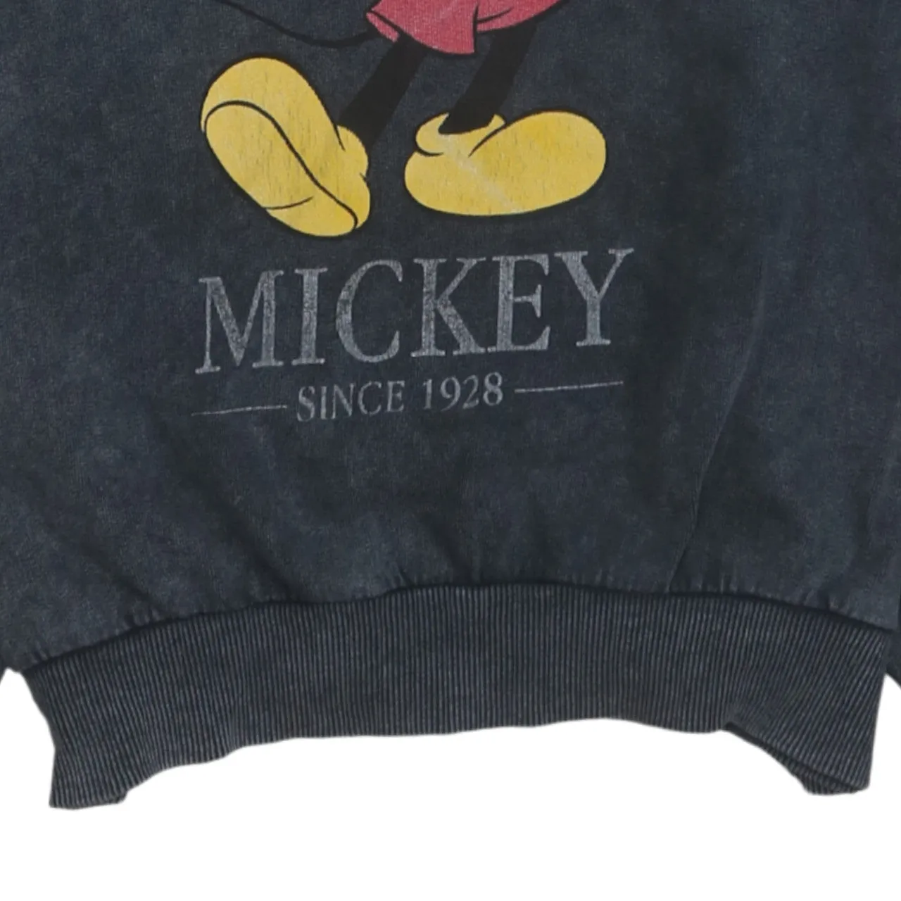 Disney 90's Mickey Mouse Crew Neck Sweatshirt Medium Black sold by Vintage Club product image thumbnail 4