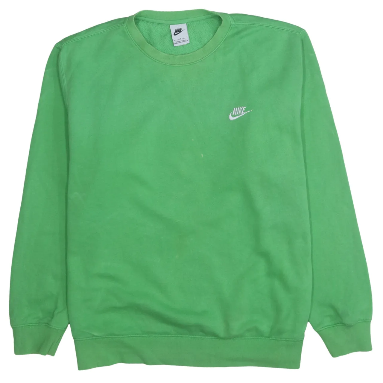 Nike 90's Swoosh Crew Neck Sweatshirt Large Green sold by Vintage Club