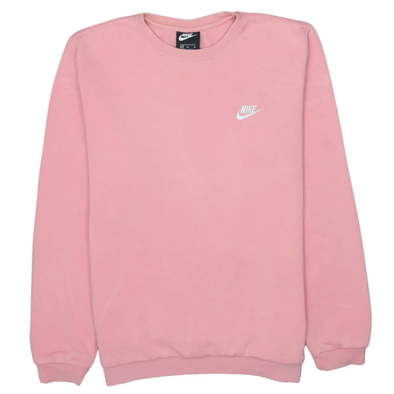 Nike 90's Swoosh Crew Neck Sweatshirt Medium Pink sold by Vintage Club
