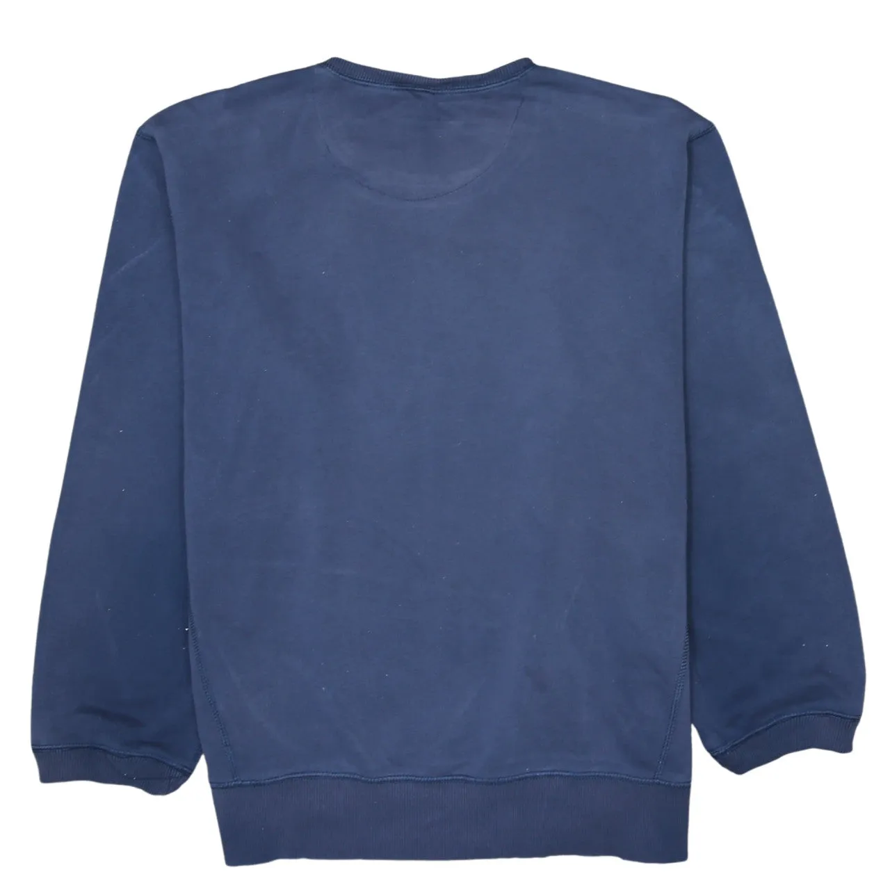 Nike Navy Blue Sweatshirt Men's Large Embroidered Swoosh Crewneck Pullover Fleece Top sold by Vintage Club product image thumbnail 2