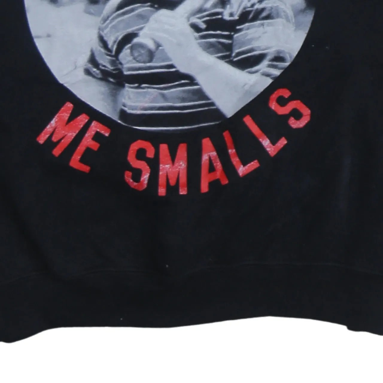 Retro 90's Lightweight Crew Neck Sweatshirt Medium Black sold by Vintage Club product image thumbnail 4