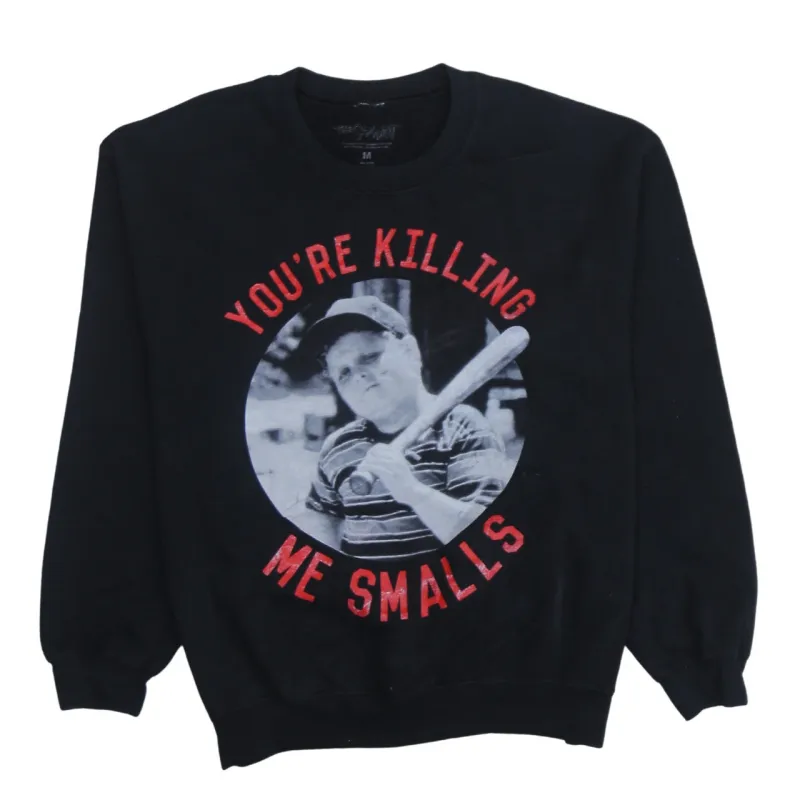 Retro 90's Lightweight Crew Neck Sweatshirt Medium Black sold by Vintage Club