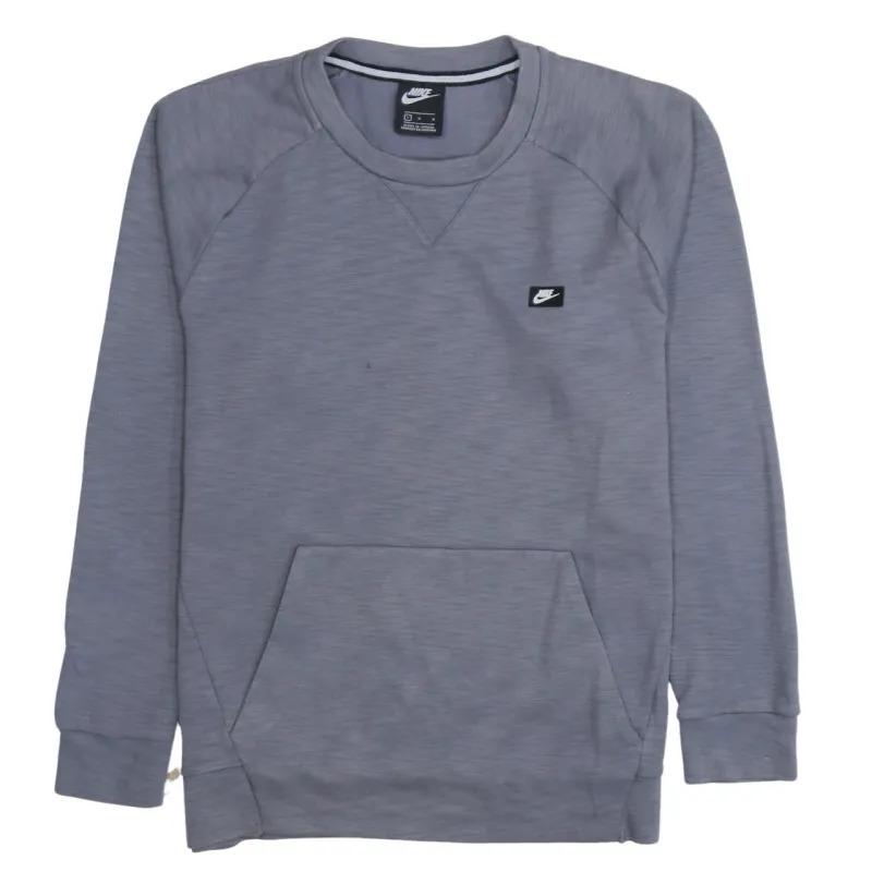 Nike 90's Swoosh Crew Neck Sweatshirt Large Grey sold by Vintage Club