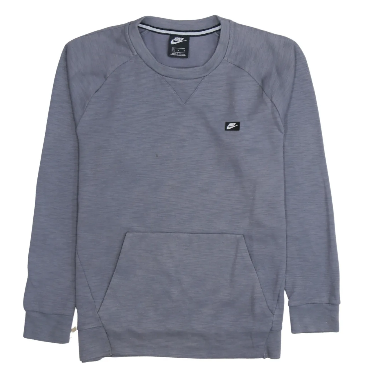 Nike 90's Swoosh Crew Neck Sweatshirt Large Grey sold by Vintage Club