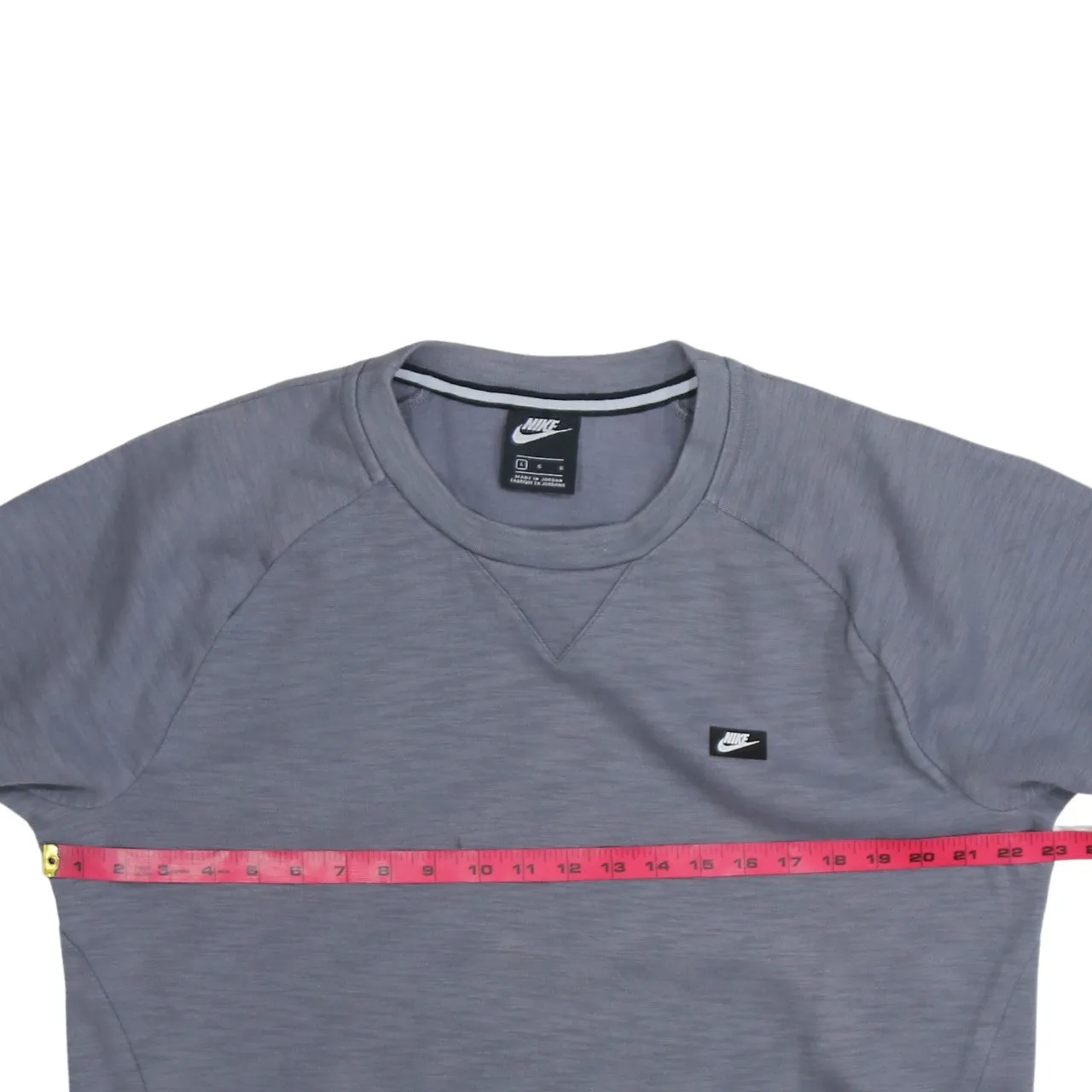 Nike 90's Swoosh Crew Neck Sweatshirt Large Grey sold by Vintage Club product image thumbnail 5