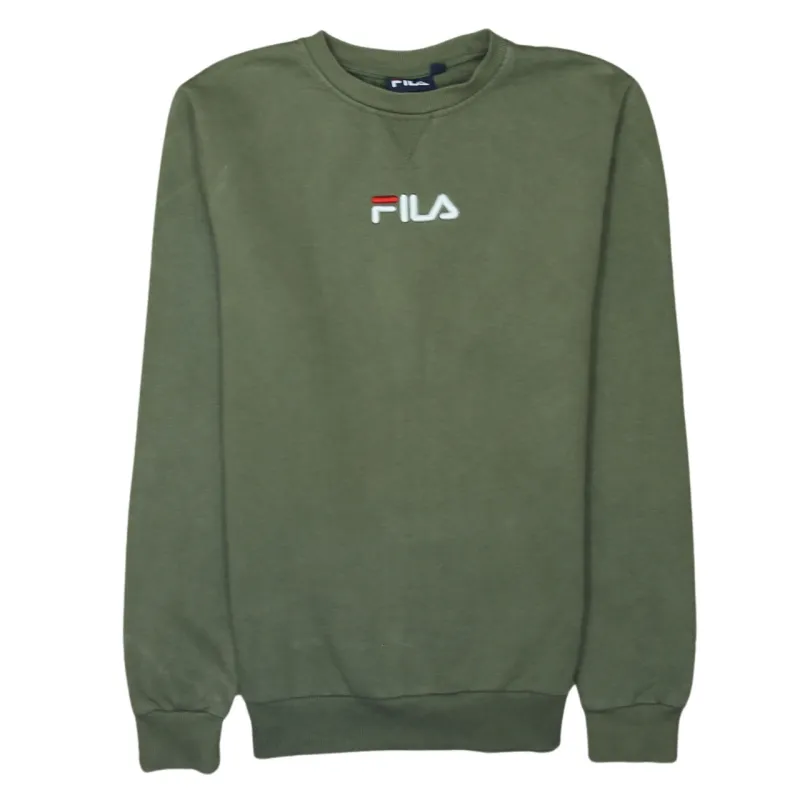 Fila 90's Lightweight Crew Neck Sweatshirt Small Green sold by Vintage Club