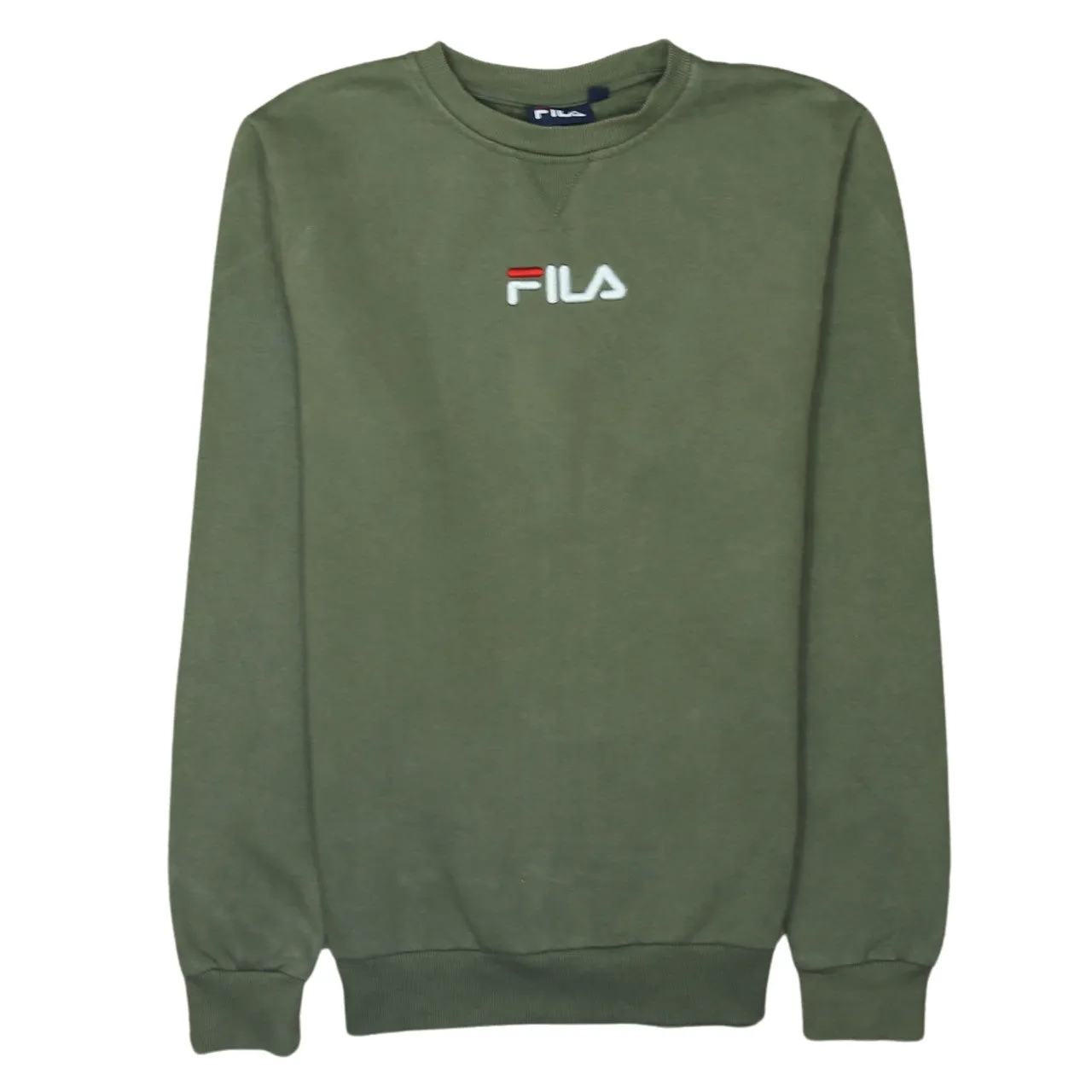 Fila 90's Lightweight Crew Neck Sweatshirt Small Green sold by Vintage Club