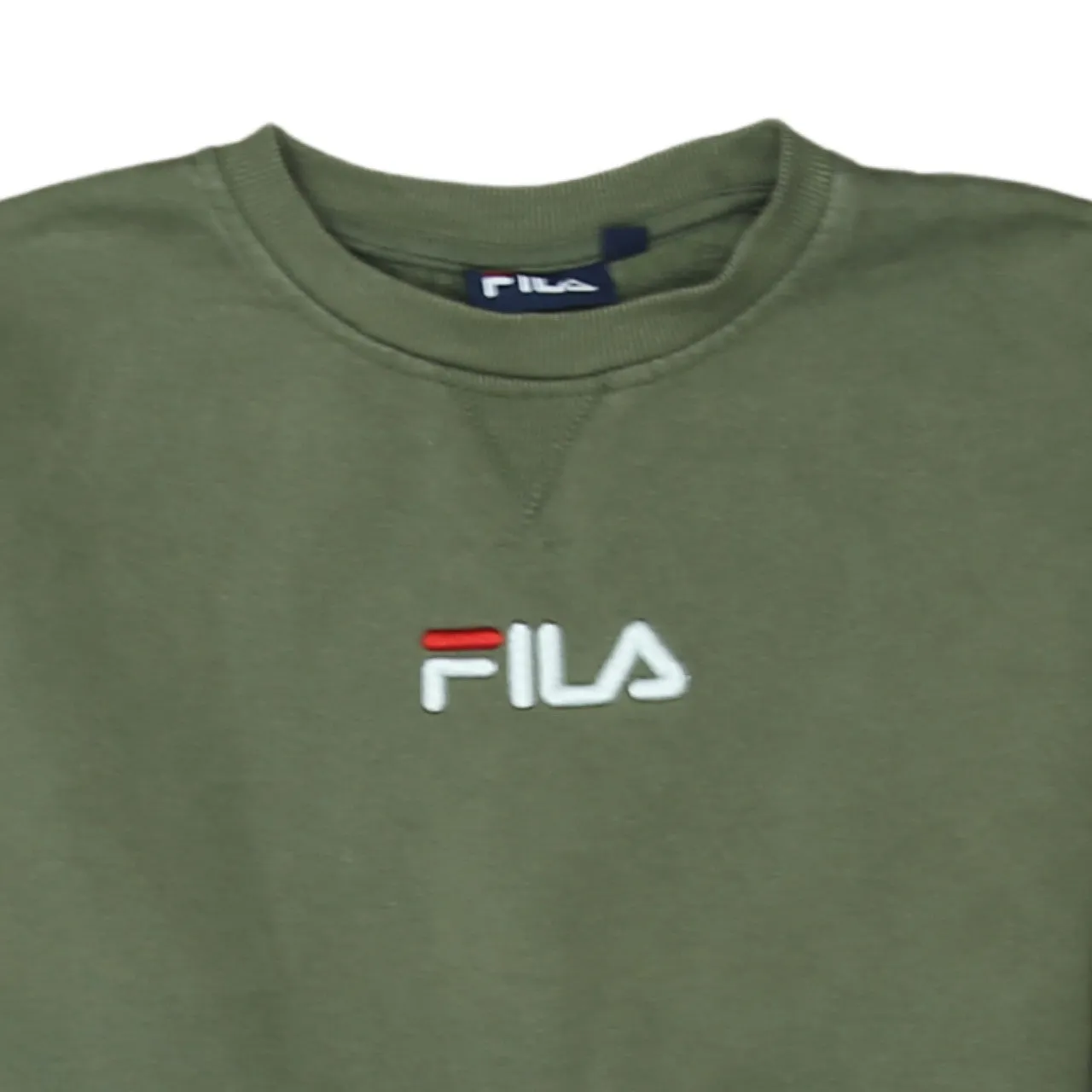 Fila 90's Lightweight Crew Neck Sweatshirt Small Green sold by Vintage Club product image thumbnail 3