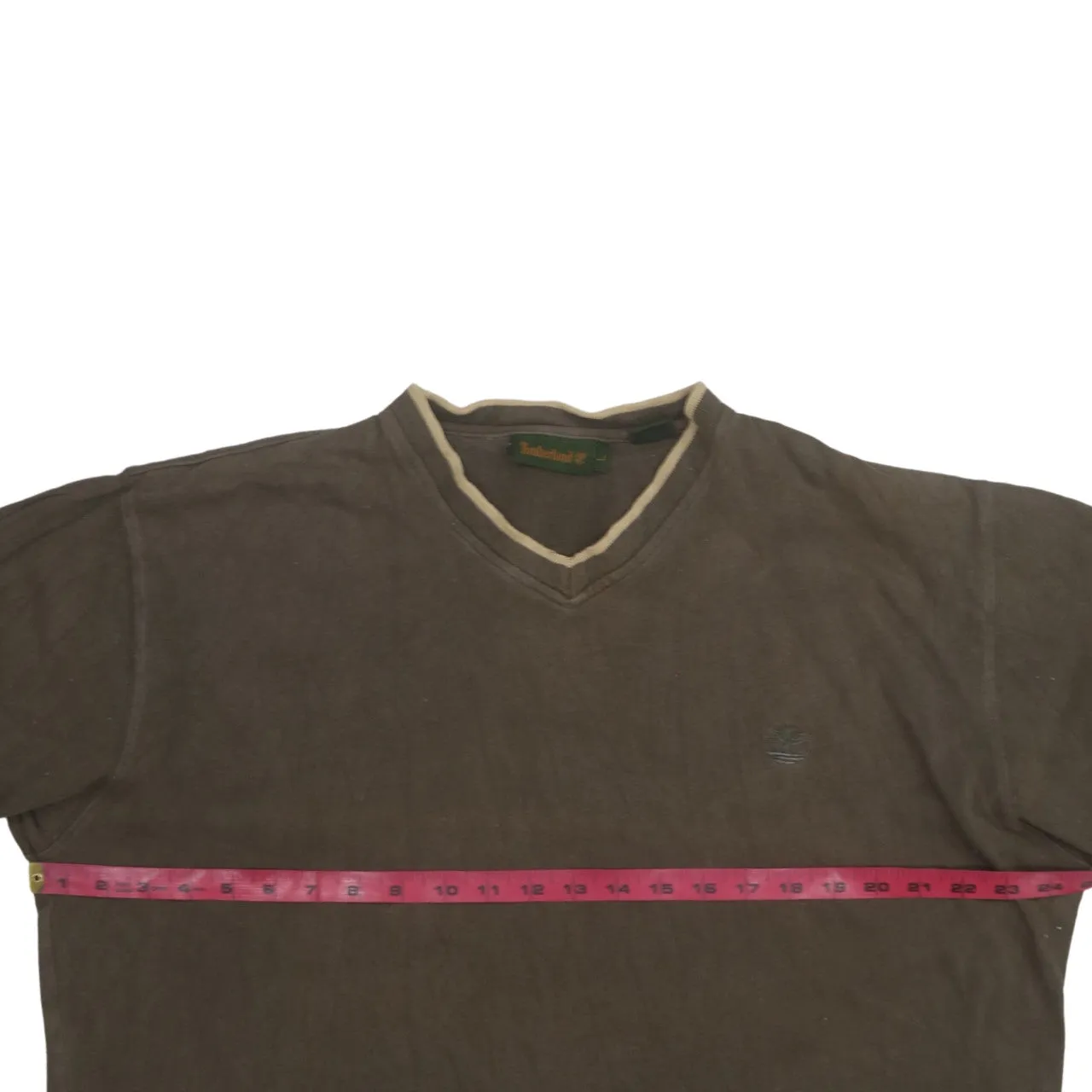 Timberland 90's Lightweight V Neck Sweatshirt Large Green sold by Vintage Club product image thumbnail 5