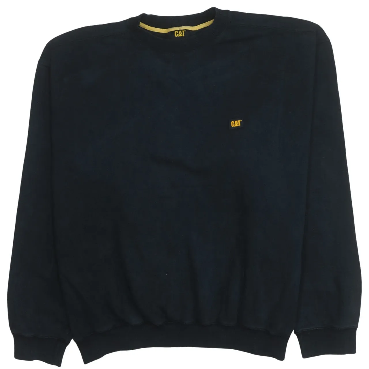 Cat 90's Lightweight Crew Neck Sweatshirt XLarge Black sold by Vintage Club