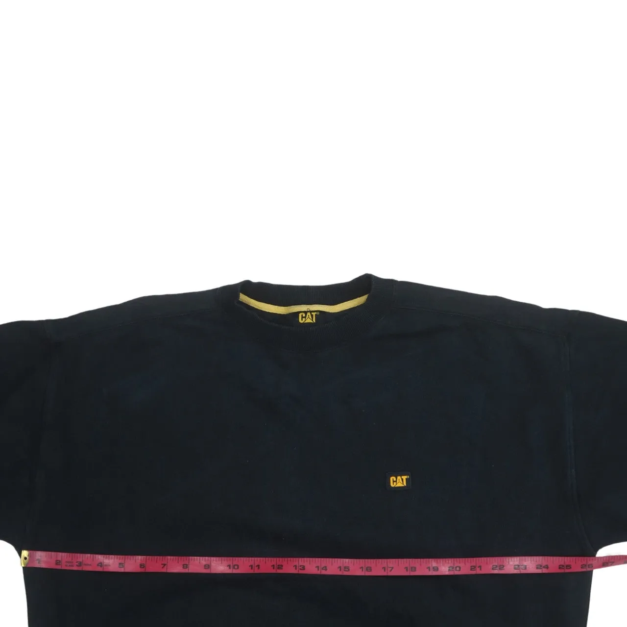 Cat 90's Lightweight Crew Neck Sweatshirt XLarge Black sold by Vintage Club product image thumbnail 5