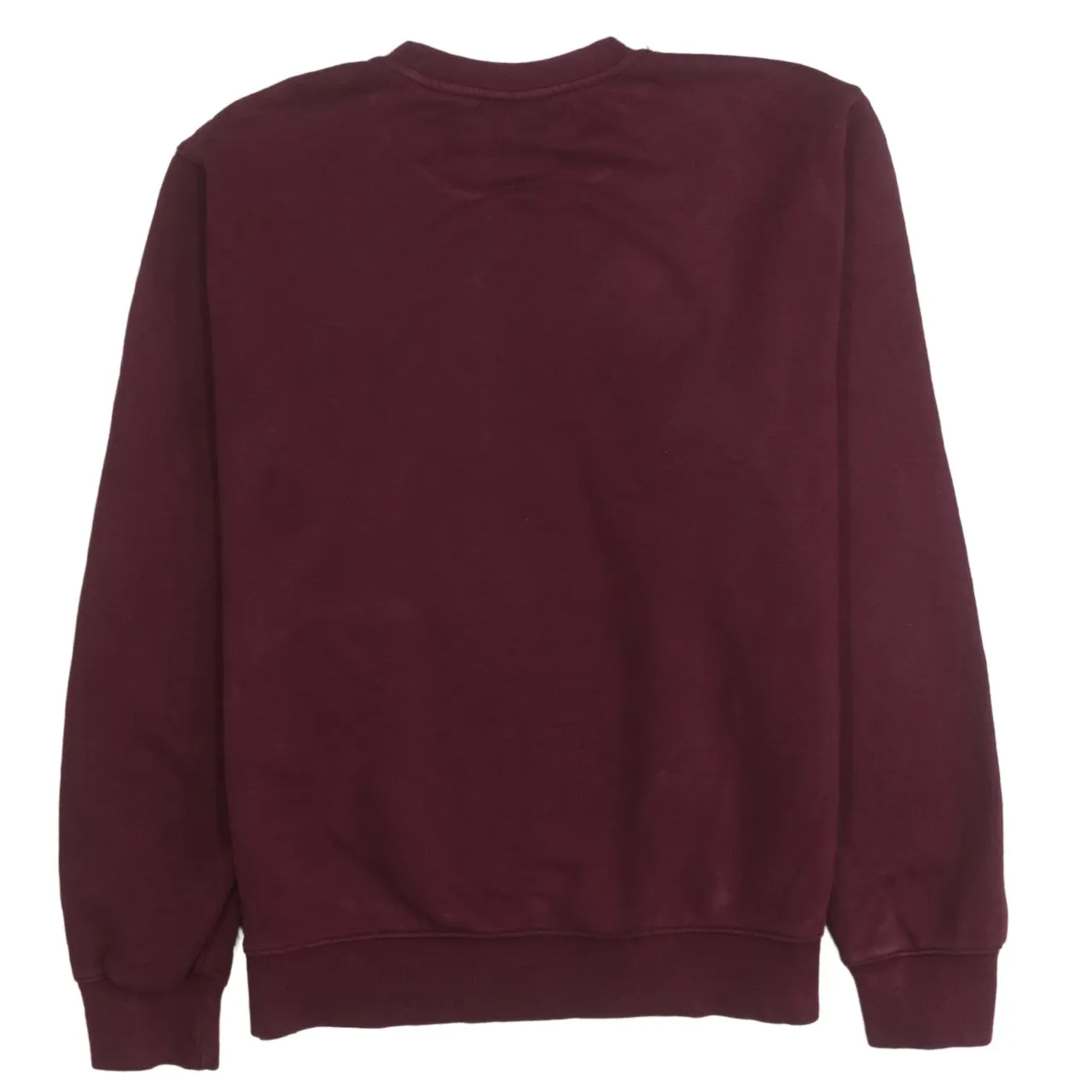 Nike 90's Swoosh Crew Neck Sweatshirt Small Burgundy Red sold by Vintage Club product image thumbnail 2