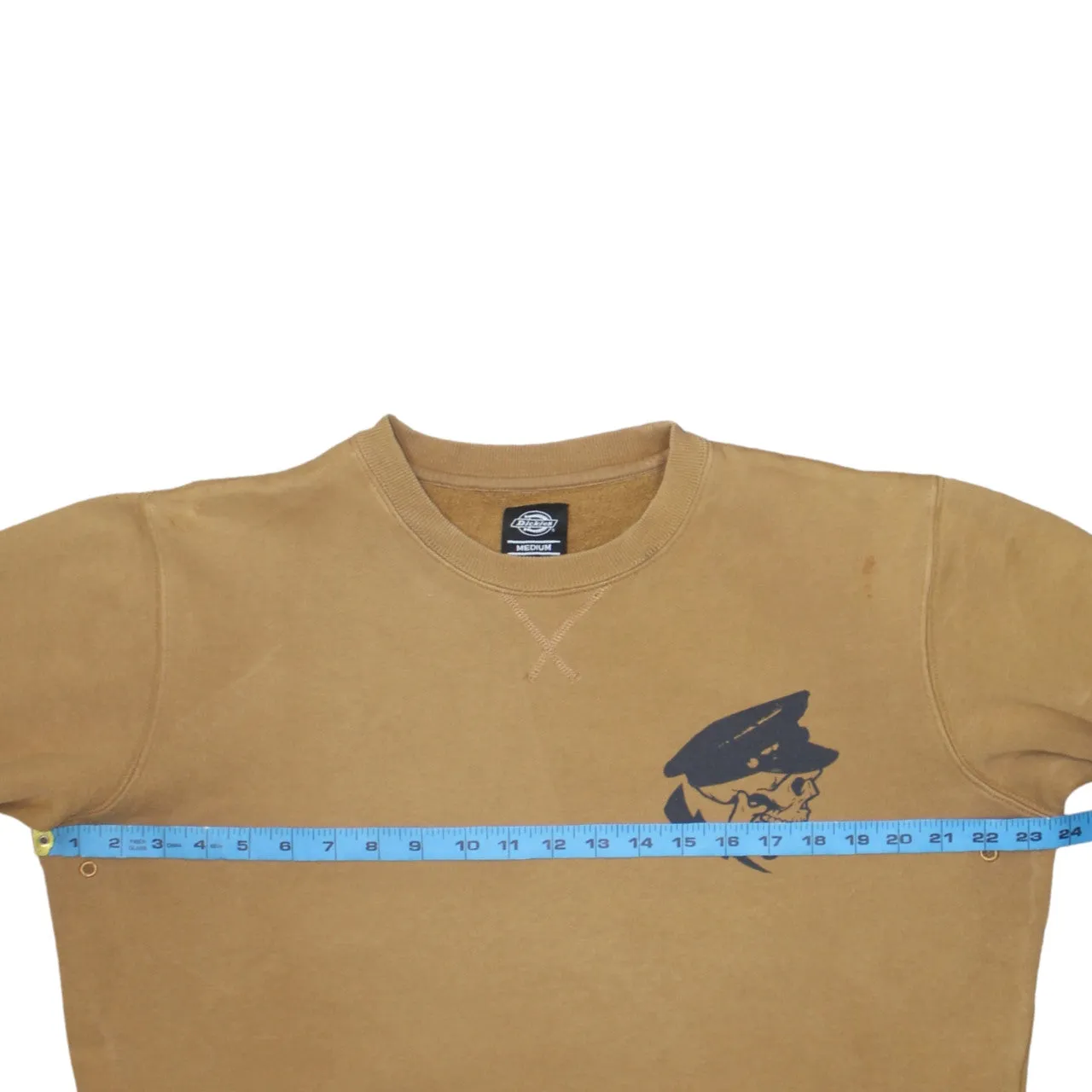 Dickies 90's Lightweight Crew Neck Sweatshirt Medium Yellow sold by Vintage Club product image thumbnail 5