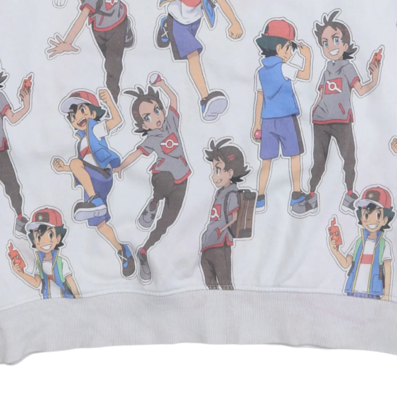 Retro 90's Plain Crew Neck Sweatshirt Medium White sold by Vintage Club product image thumbnail 4