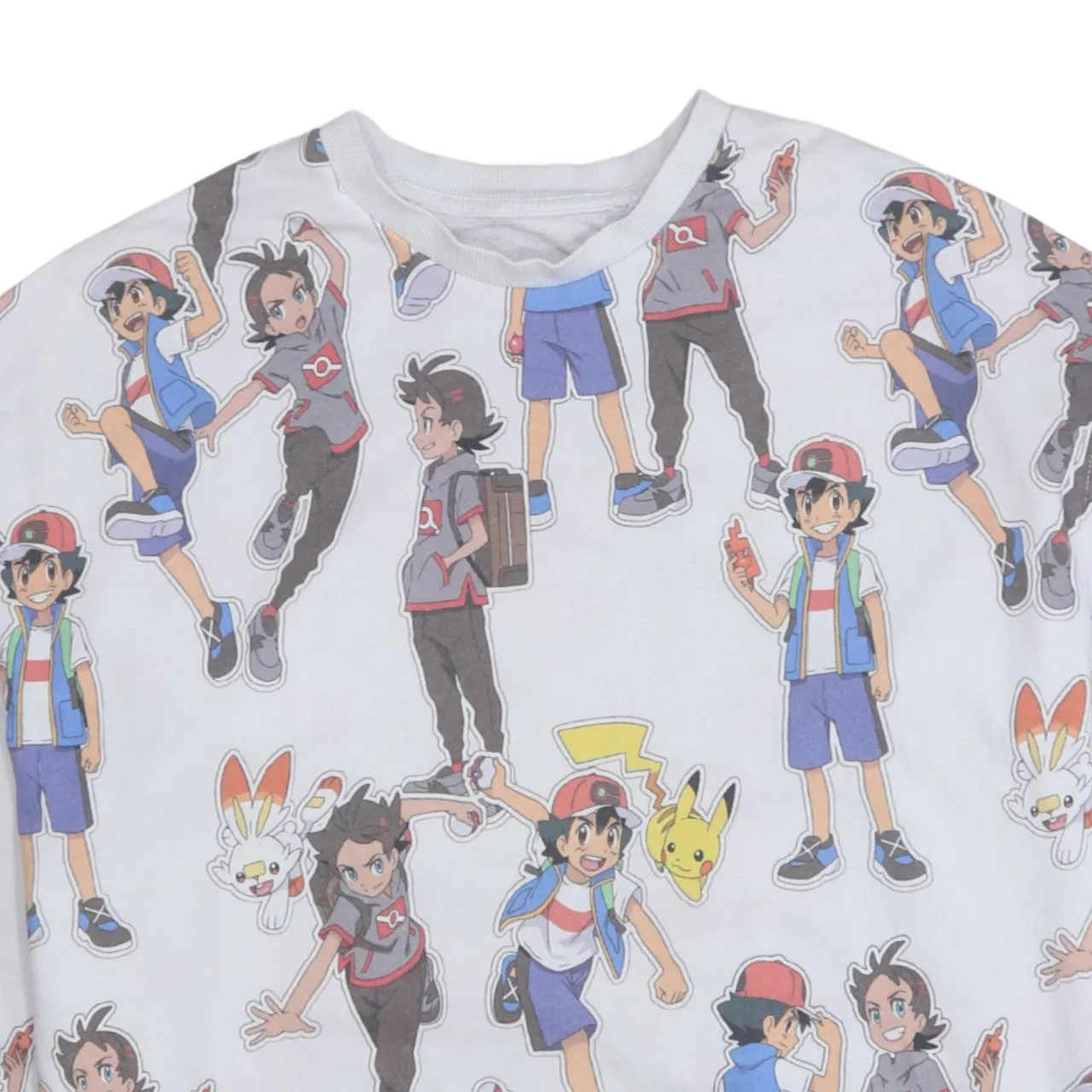 Retro 90's Plain Crew Neck Sweatshirt Medium White sold by Vintage Club product image thumbnail 3