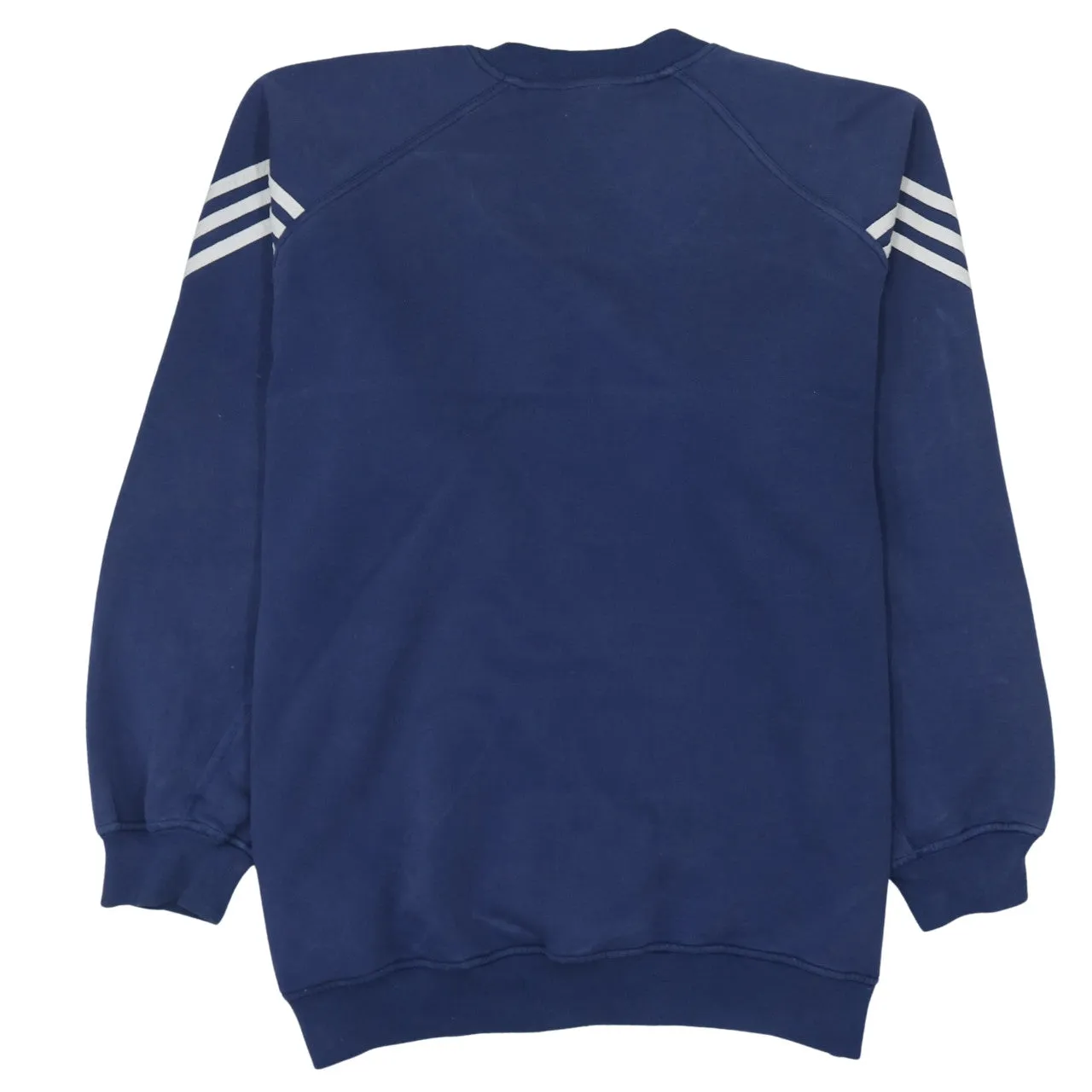 Adidas 90's Lightweight Crew Neck Sweatshirt Medium Navy Blue sold by Vintage Club product image thumbnail 2