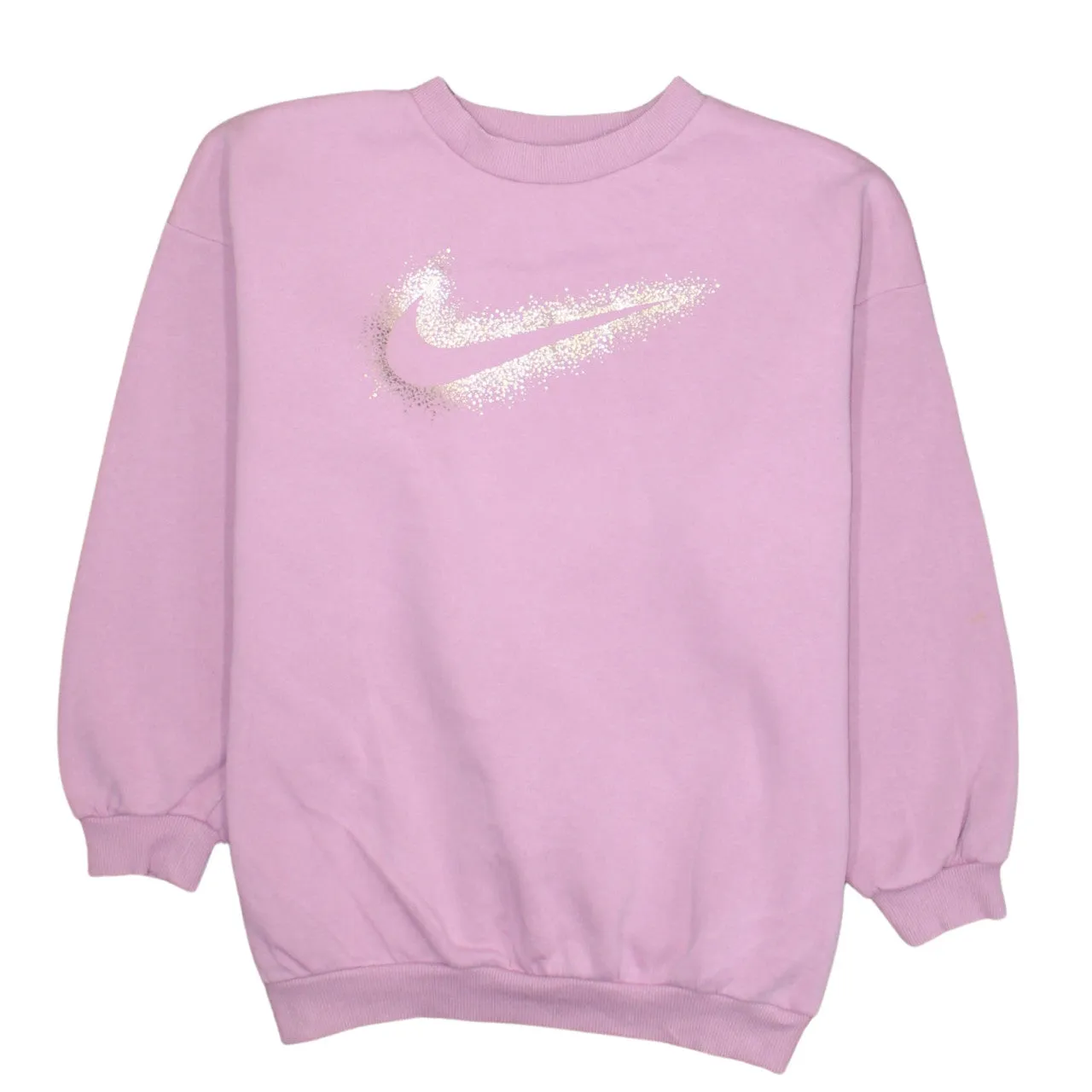 Nike 90's Center Middle Swoosh Crew Neck Sweatshirt Large Pink sold by Vintage Club
