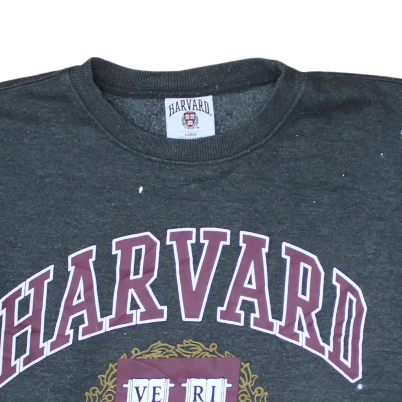 Harvard 90's Spellout Crew Neck Sweatshirt Large Grey sold by Vintage Club product image thumbnail 3