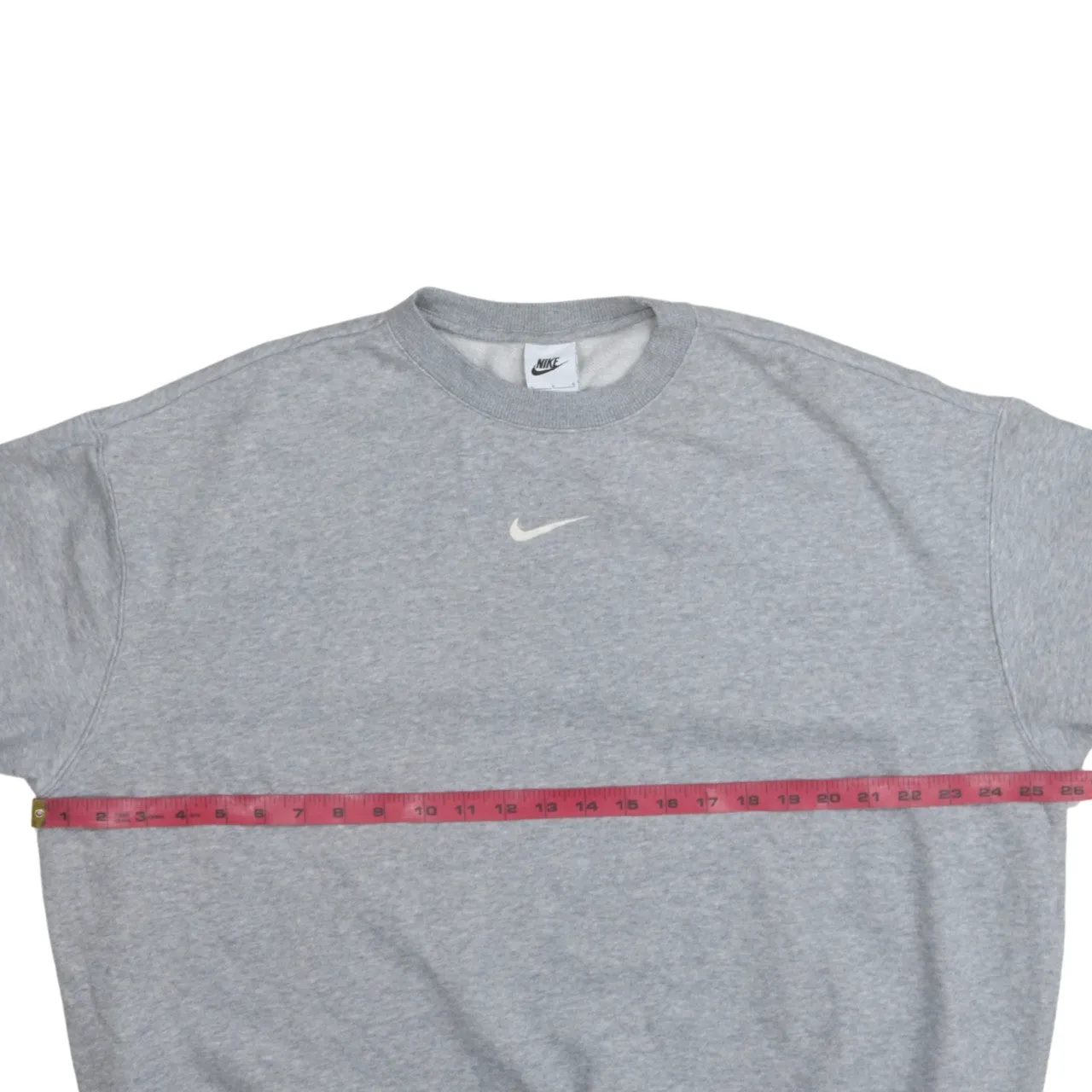 Nike 90's Center Middle Swoosh Crew Neck Sweatshirt Large Grey sold by Vintage Club product image thumbnail 5