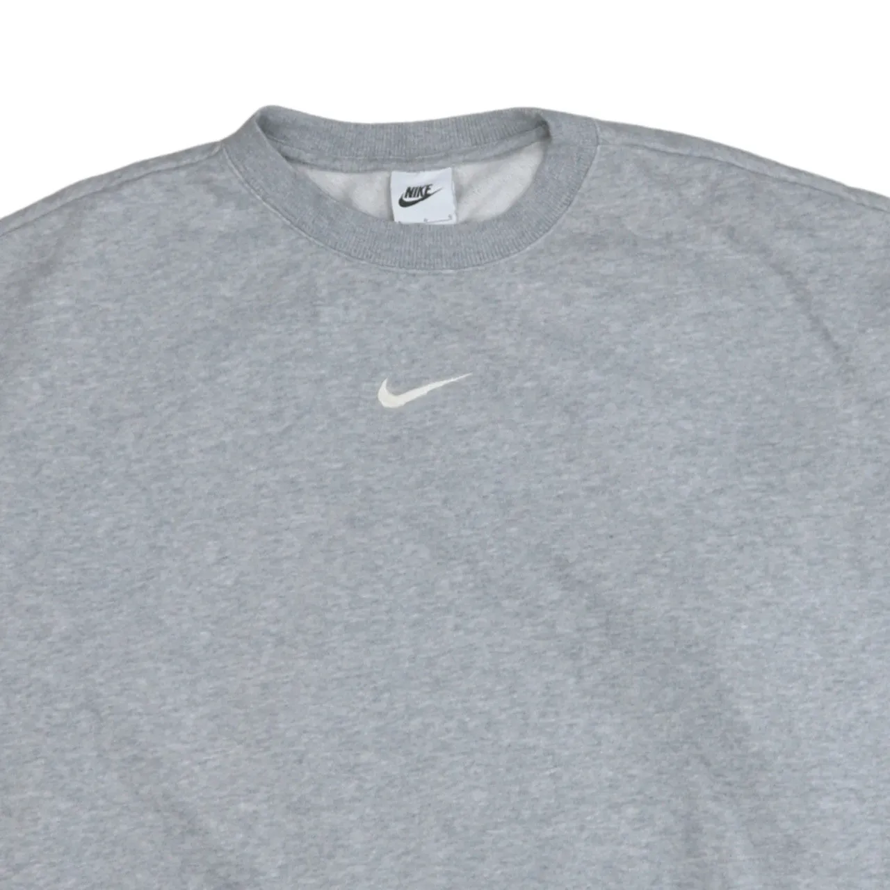 Nike 90's Center Middle Swoosh Crew Neck Sweatshirt Large Grey sold by Vintage Club product image thumbnail 3