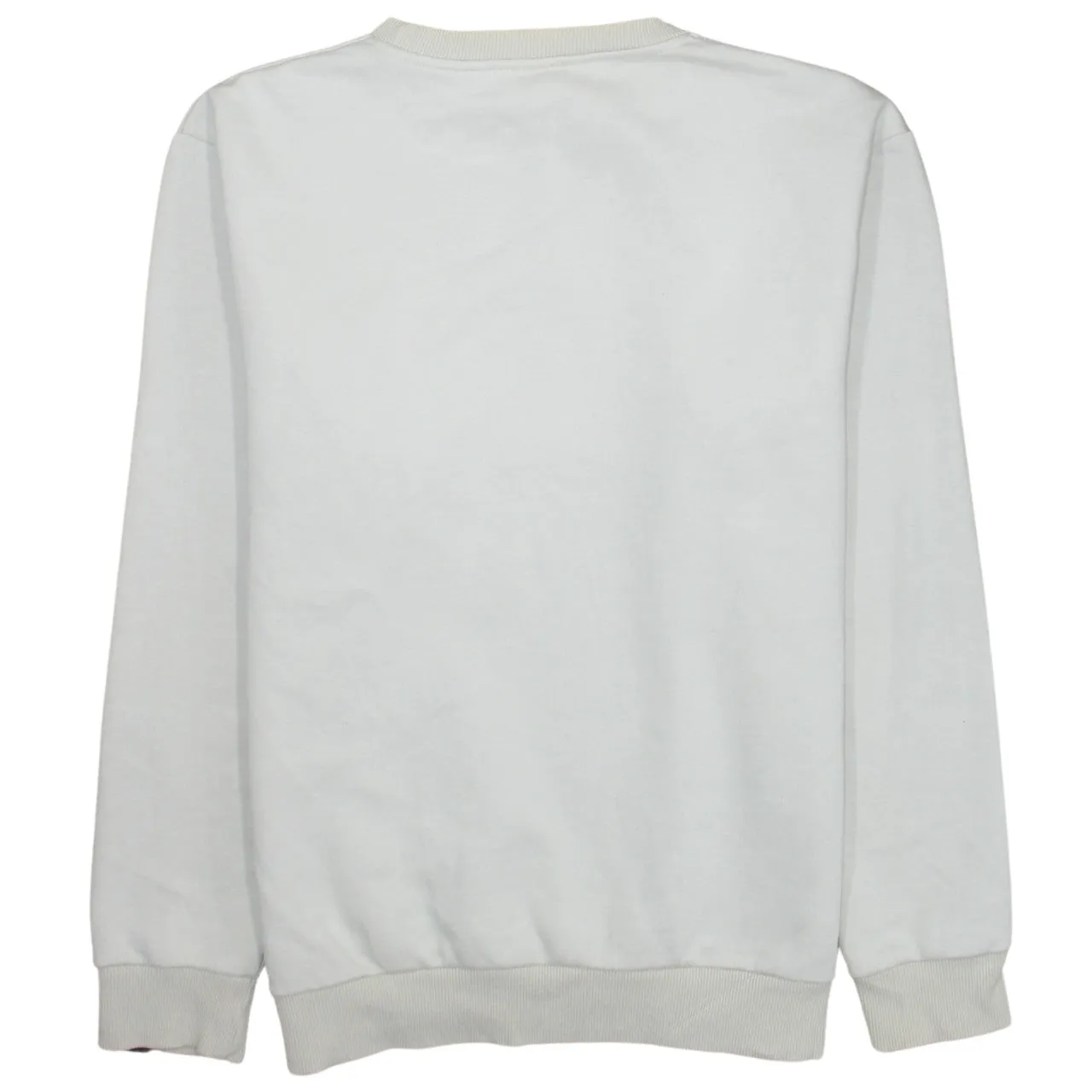Ellesse 90's Lightweight Crew Neck Sweatshirt Medium Beige Cream sold by Vintage Club product image thumbnail 2