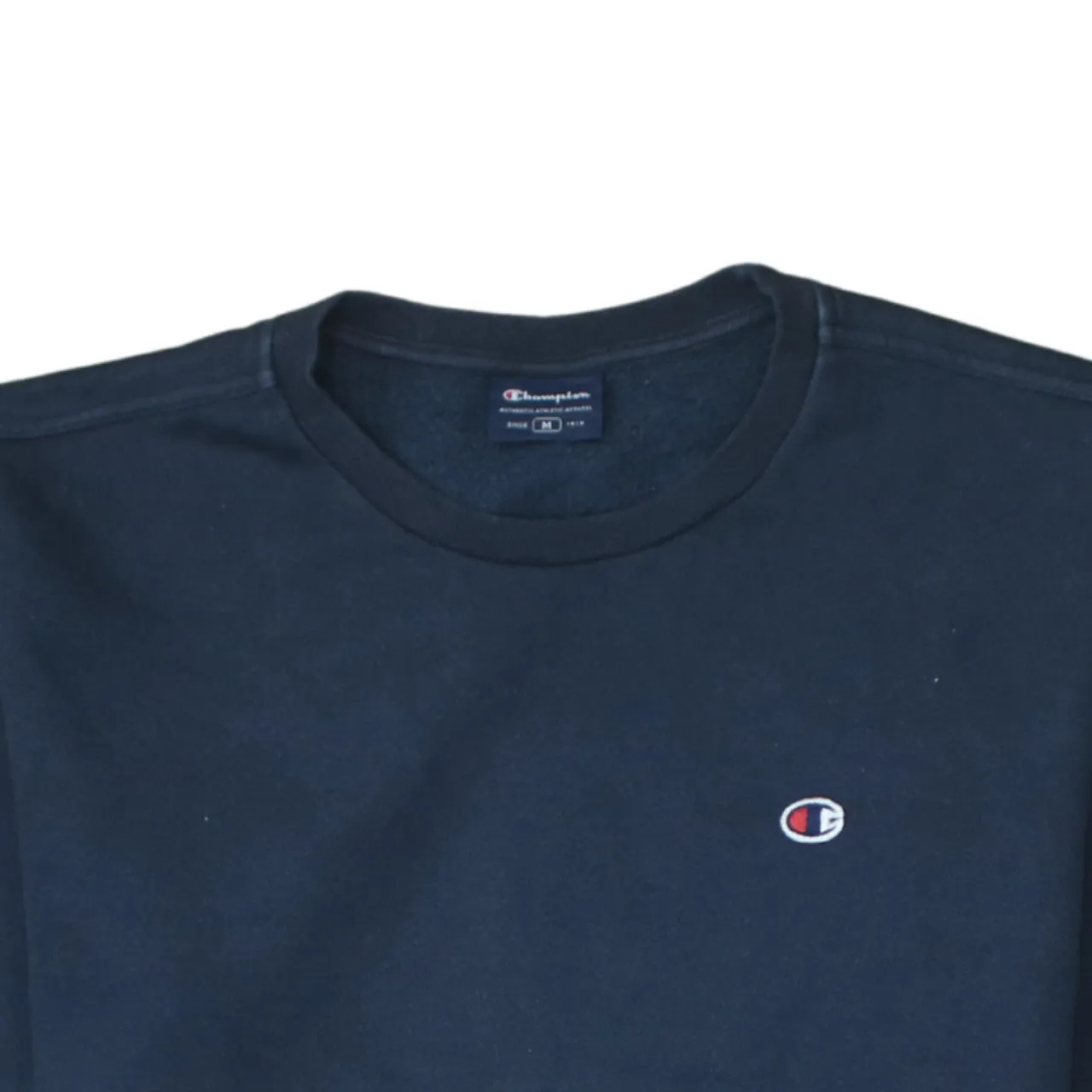 Champion 90's Lightweight Crew Neck Sweatshirt Medium Navy Blue sold by Vintage Club product image thumbnail 3