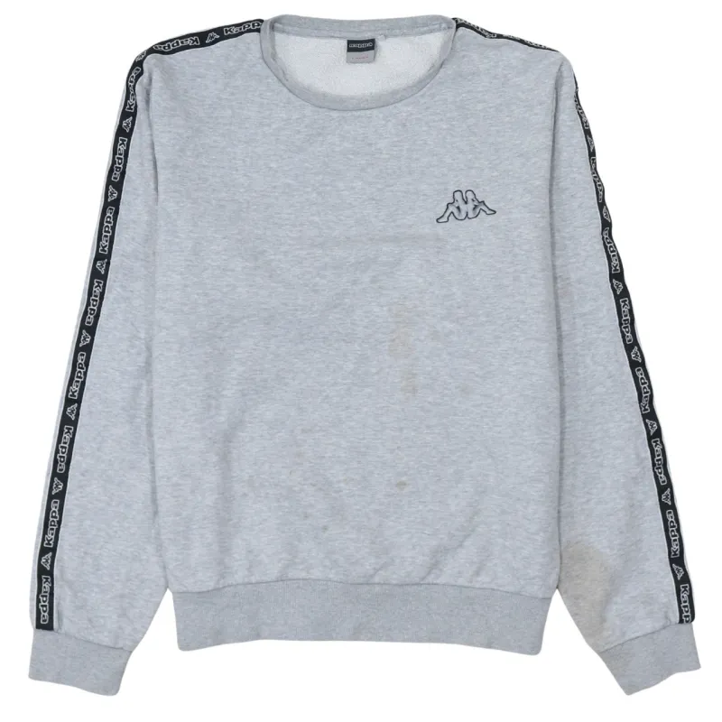 Kappa 90's Lightweight Crew Neck Sweatshirt Large Grey sold by Vintage Club
