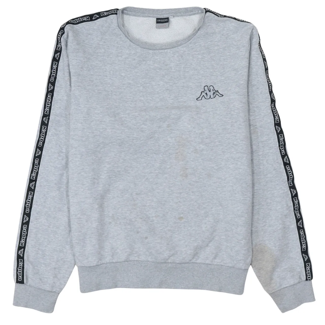 Kappa 90's Lightweight Crew Neck Sweatshirt Large Grey sold by Vintage Club