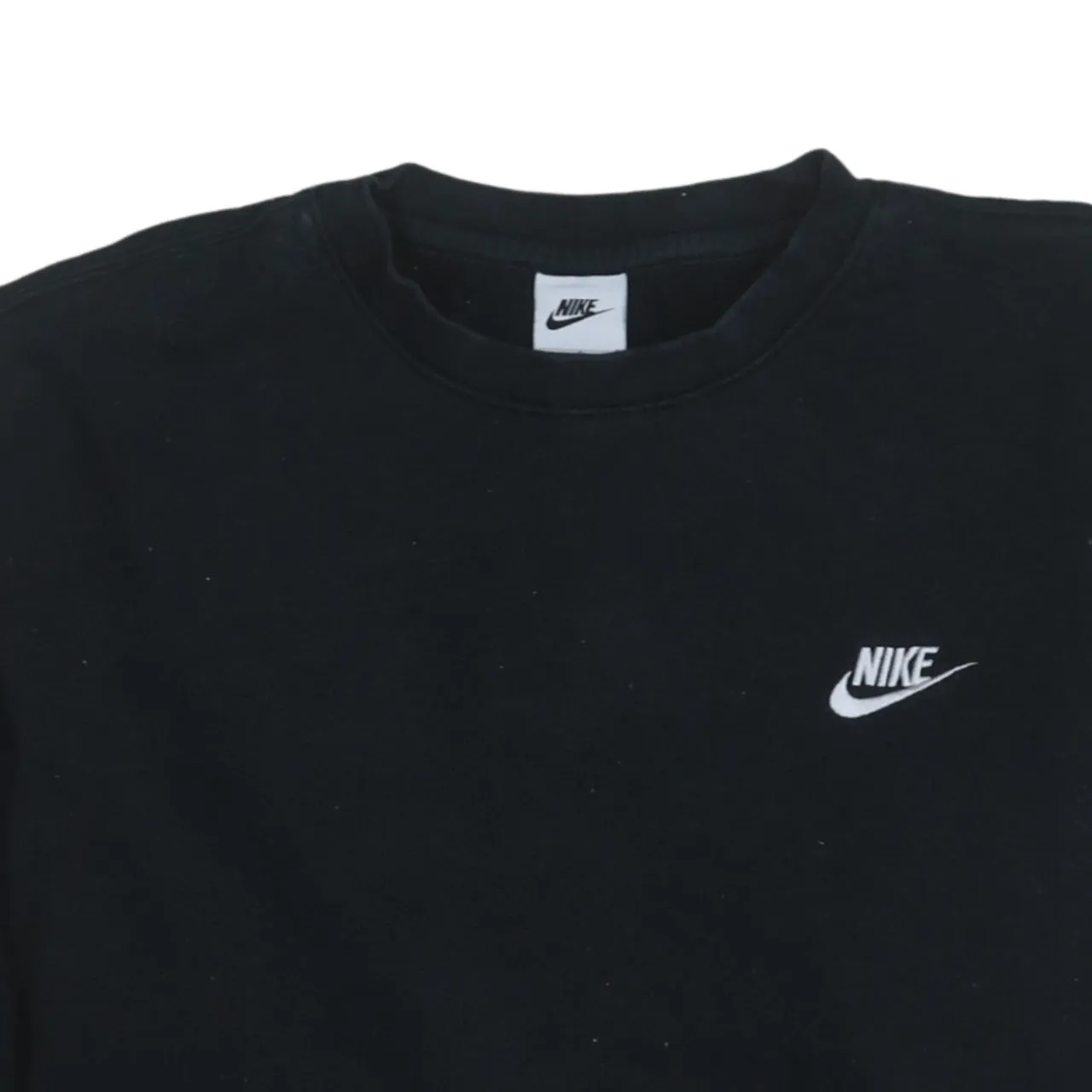 Nike 90's Swoosh Crew Neck Sweatshirt Large Black sold by Vintage Club product image thumbnail 3