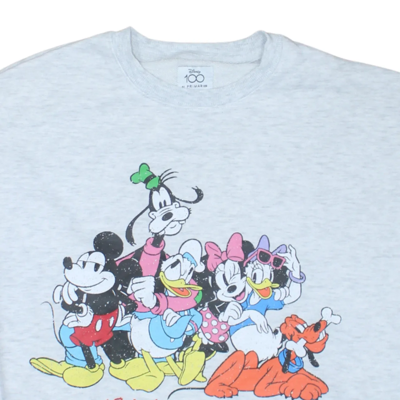 Disney 90's Mickey Mouse & Friends Crew Neck Sweatshirt Small Grey sold by Vintage Club product image thumbnail 3
