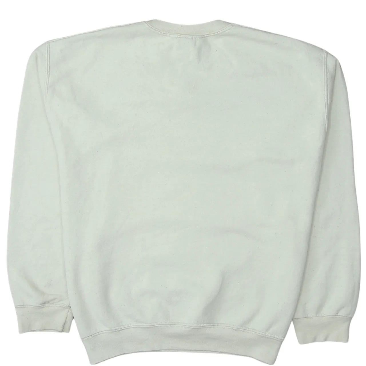Nike 90's Center Middle Swoosh Crew Neck Sweatshirt Medium Beige Cream sold by Vintage Club product image thumbnail 2