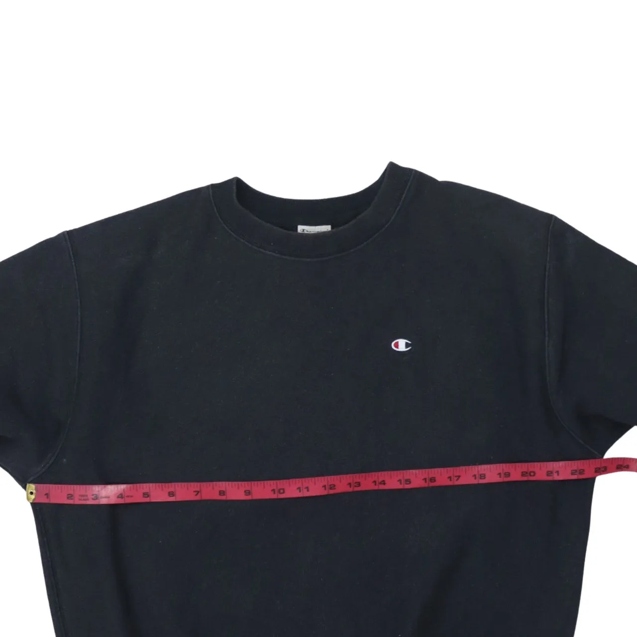 Champion 90's Lightweight Crew Neck Sweatshirt Medium Black sold by Vintage Club product image thumbnail 5