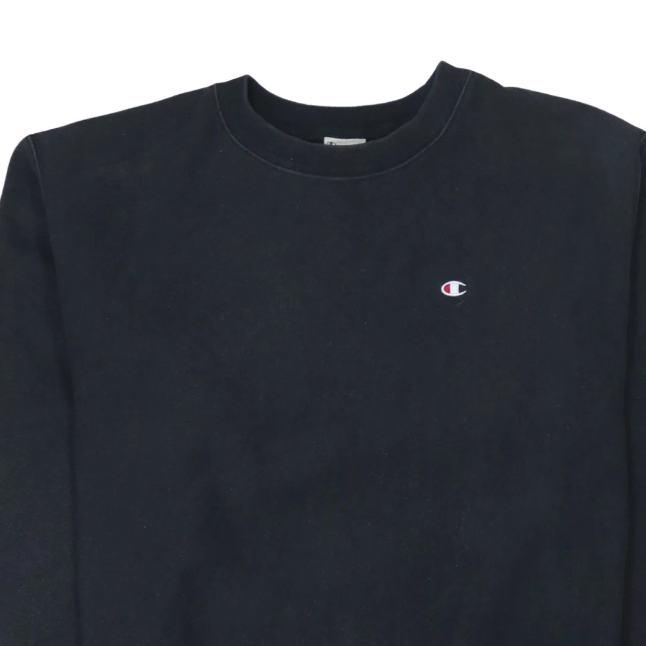 Champion 90's Lightweight Crew Neck Sweatshirt Medium Black sold by Vintage Club product image thumbnail 3