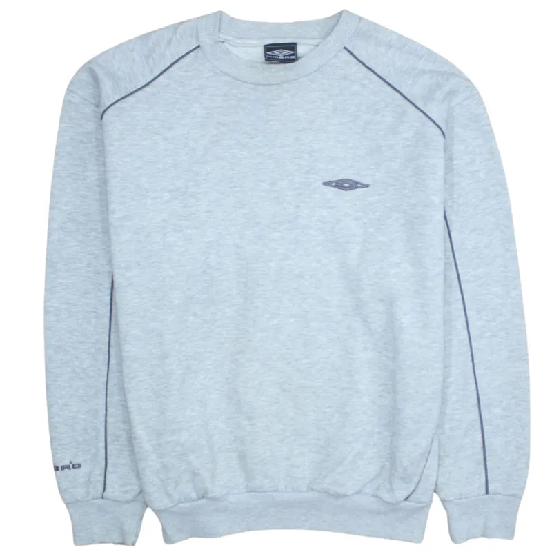Umbro 90's Lightweight Crew Neck Sweatshirt Large Grey sold by Vintage Club
