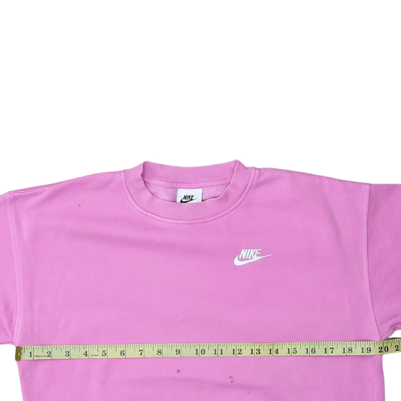 Nike 90's Swoosh Crew Neck Sweatshirt Medium Pink sold by Vintage Club product image thumbnail 5