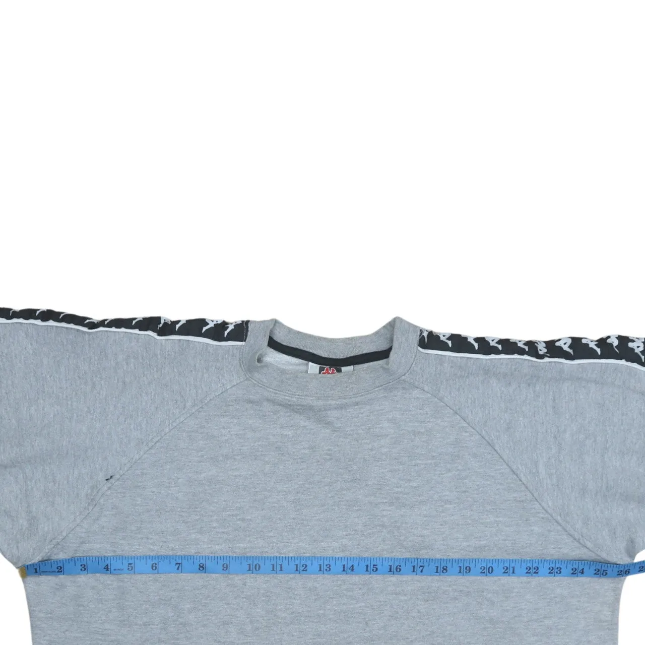 Kappa Grey Sweatshirt Men's Large Logo Tape Sleeve Crewneck Pullover Top sold by Vintage Club product image thumbnail 5