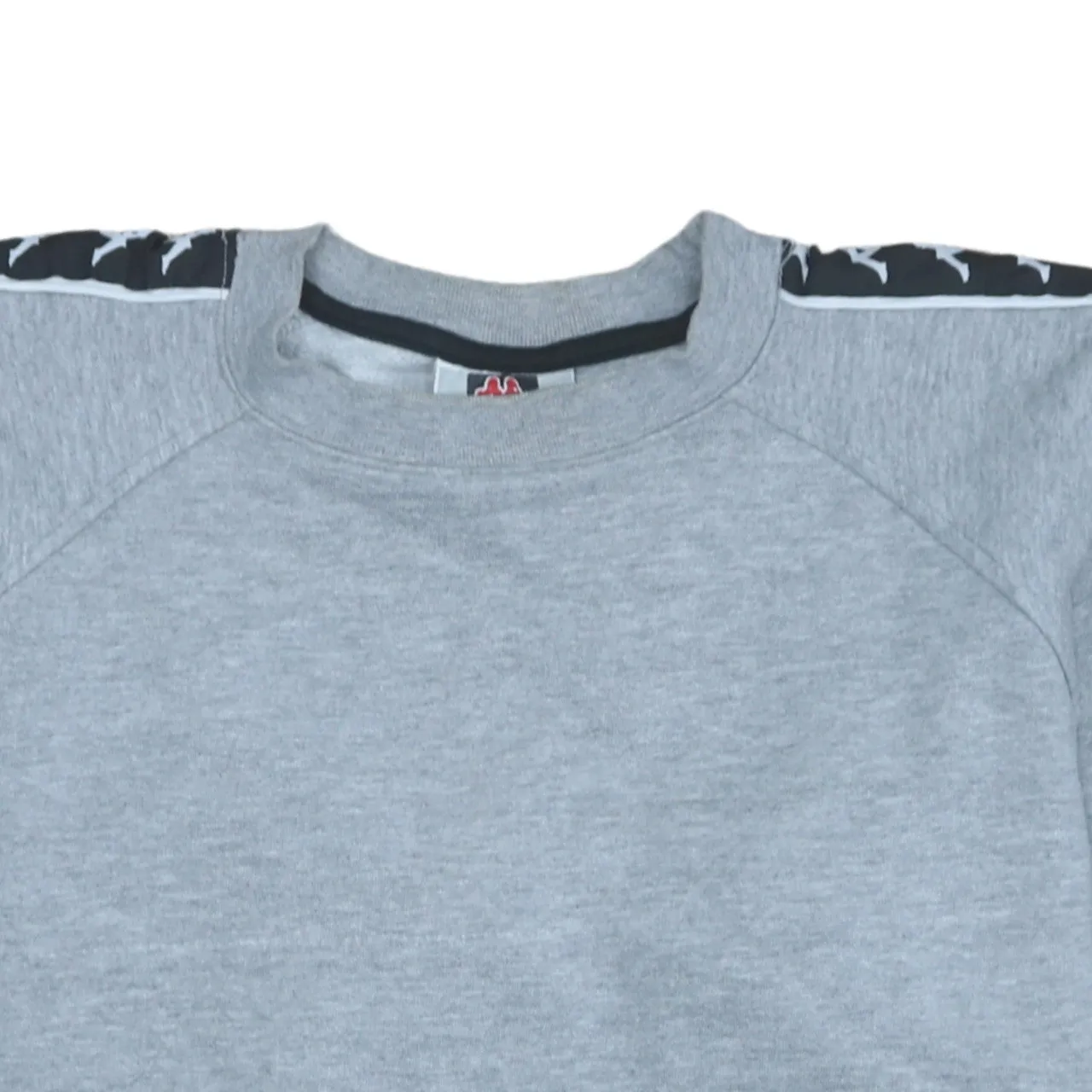 Kappa Grey Sweatshirt Men's Large Logo Tape Sleeve Crewneck Pullover Top sold by Vintage Club product image thumbnail 3