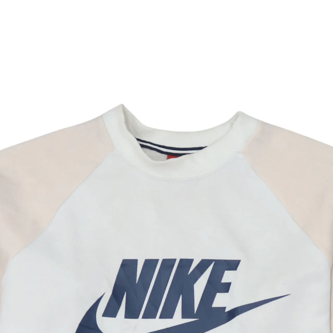 Nike 90's Center Middle Swoosh Crew Neck Sweatshirt Medium White sold by Vintage Club product image thumbnail 3