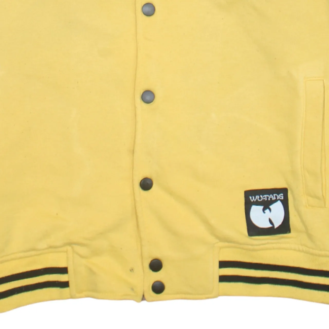 Wu Tang 90's Lightweight Button Up Sweatshirt Small Yellow sold by Vintage Club product image thumbnail 4