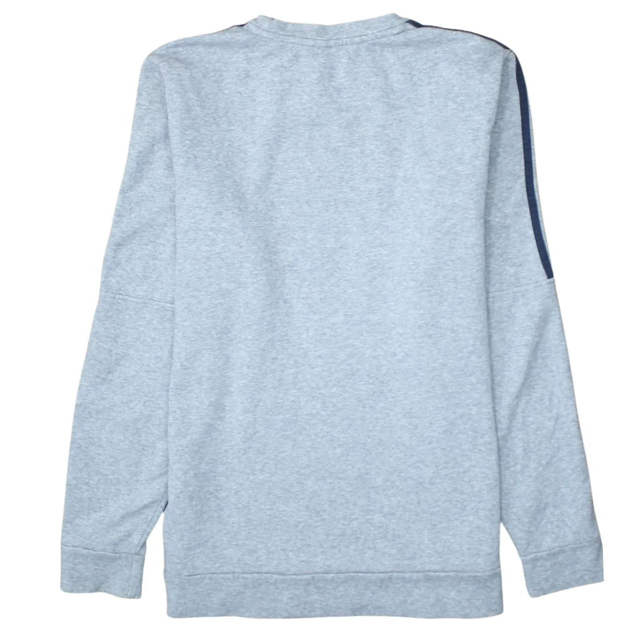 Adidas 90's Striped Sleeve Crew Neck Sweatshirt Medium Grey sold by Vintage Club product image thumbnail 2