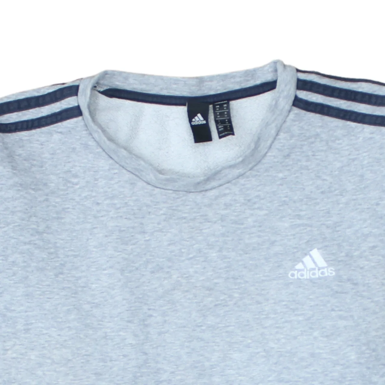 Adidas 90's Striped Sleeve Crew Neck Sweatshirt Medium Grey sold by Vintage Club product image thumbnail 3