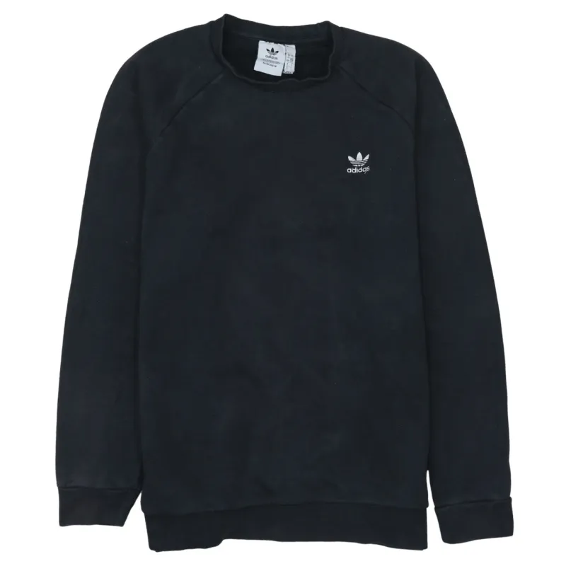 Adidas 90's Lightweight Crew Neck Sweatshirt Large Black sold by Vintage Club