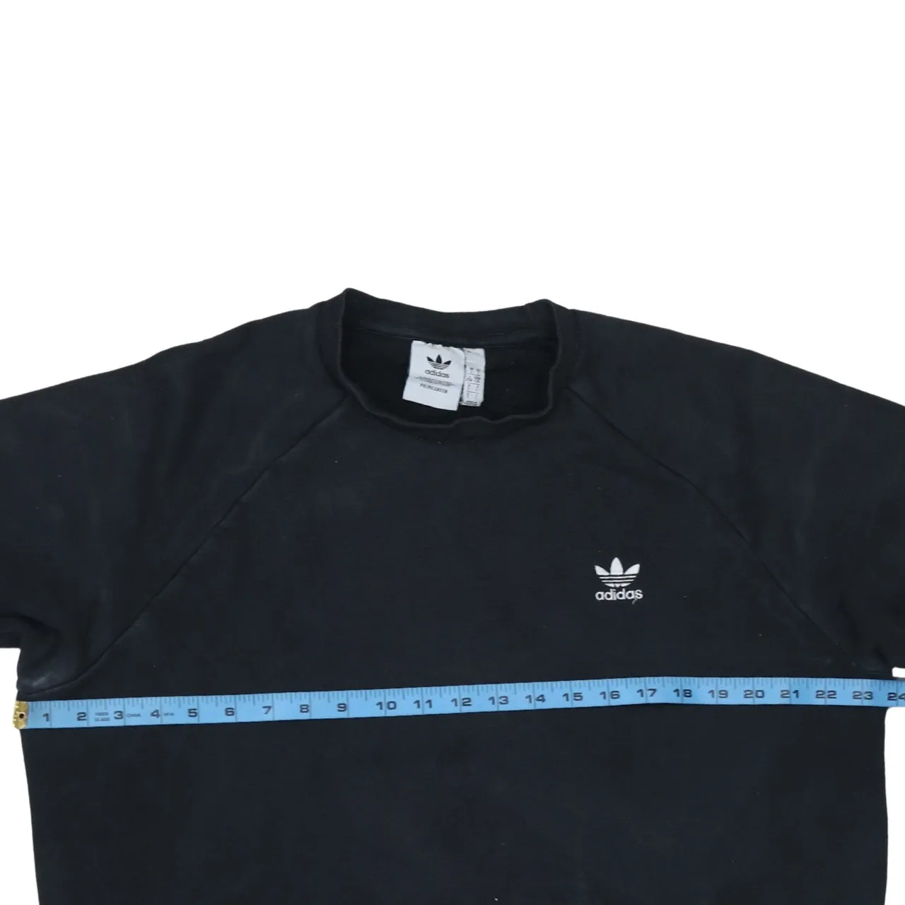 Adidas 90's Lightweight Crew Neck Sweatshirt Large Black sold by Vintage Club product image thumbnail 5