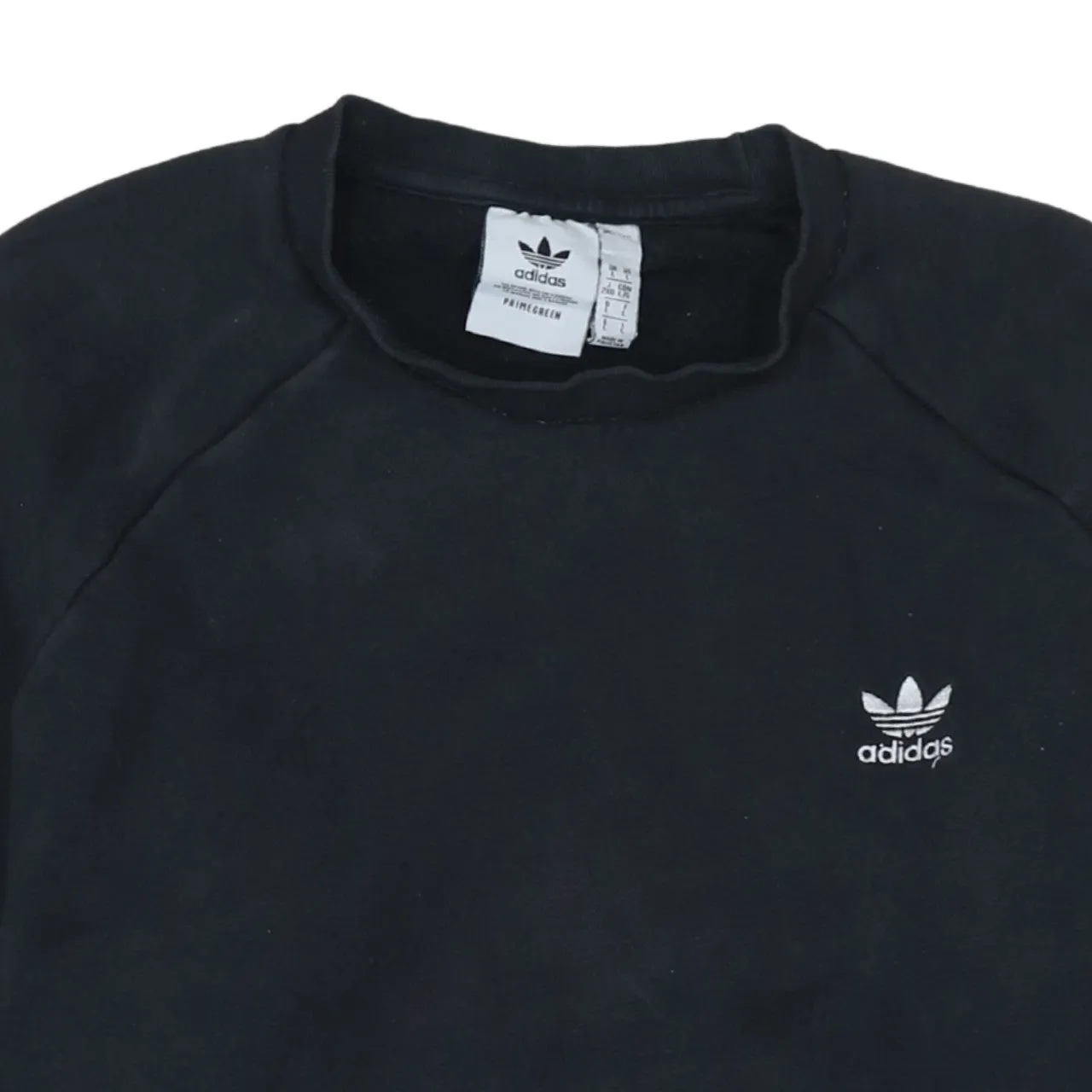 Adidas 90's Lightweight Crew Neck Sweatshirt Large Black sold by Vintage Club product image thumbnail 3