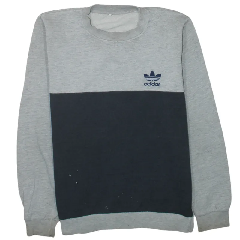 Adidas 90's Lightweight Crew Neck Sweatshirt Medium  Black sold by Vintage Club