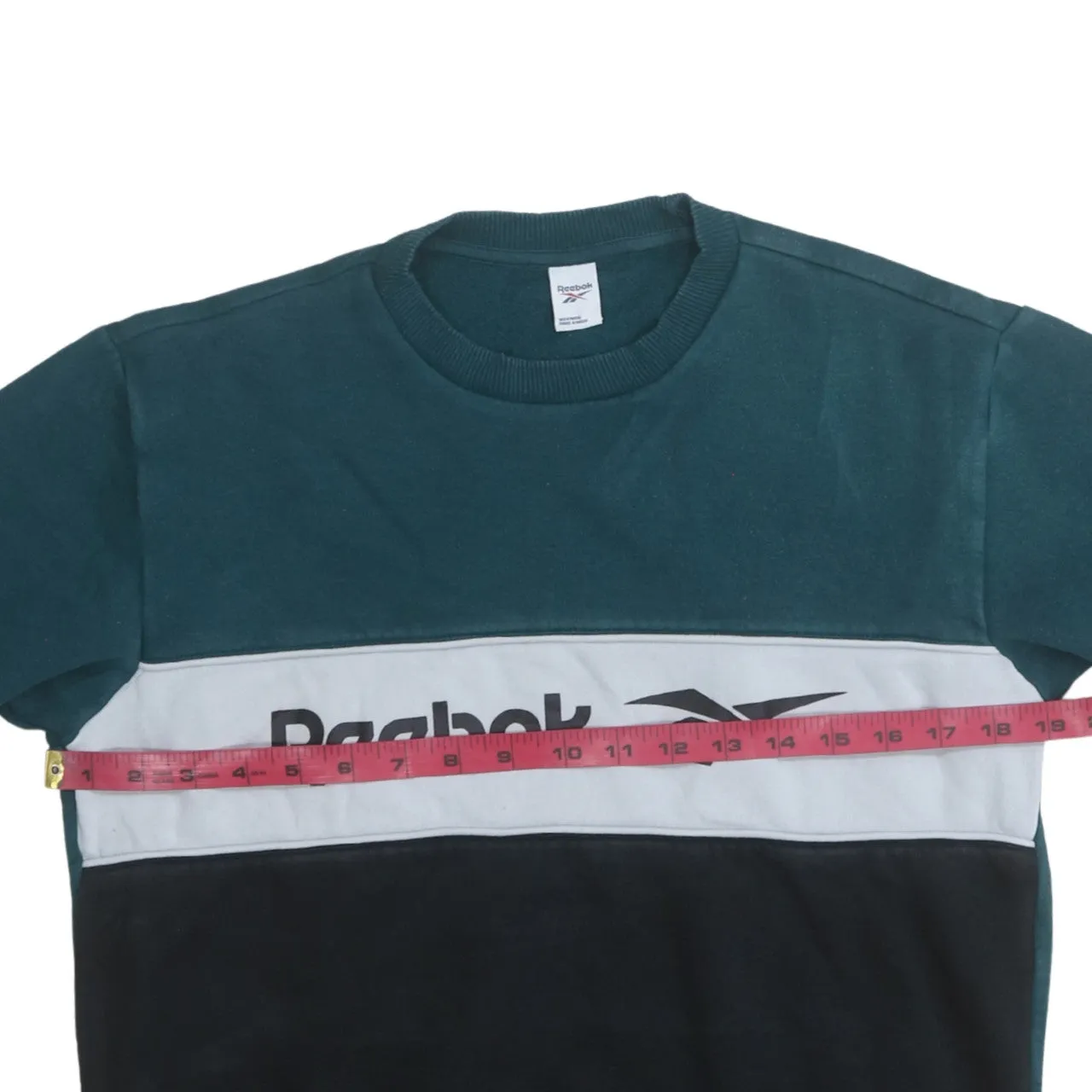 Reebok 90's Spellout Crew Neck Sweatshirt XSmall Black sold by Vintage Club product image thumbnail 5