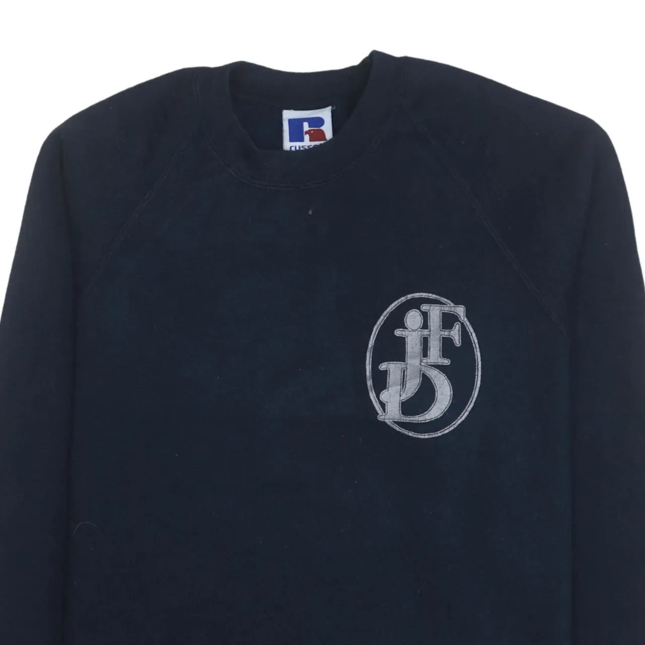 Russell Athletic 90's Lightweight Crew Neck Sweatshirt Medium Navy Blue sold by Vintage Club product image thumbnail 3