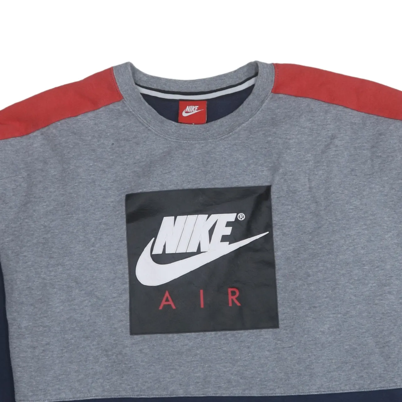 Nike 90's Center Middle Swoosh Crew Neck Sweatshirt Large Grey sold by Vintage Club product image thumbnail 3