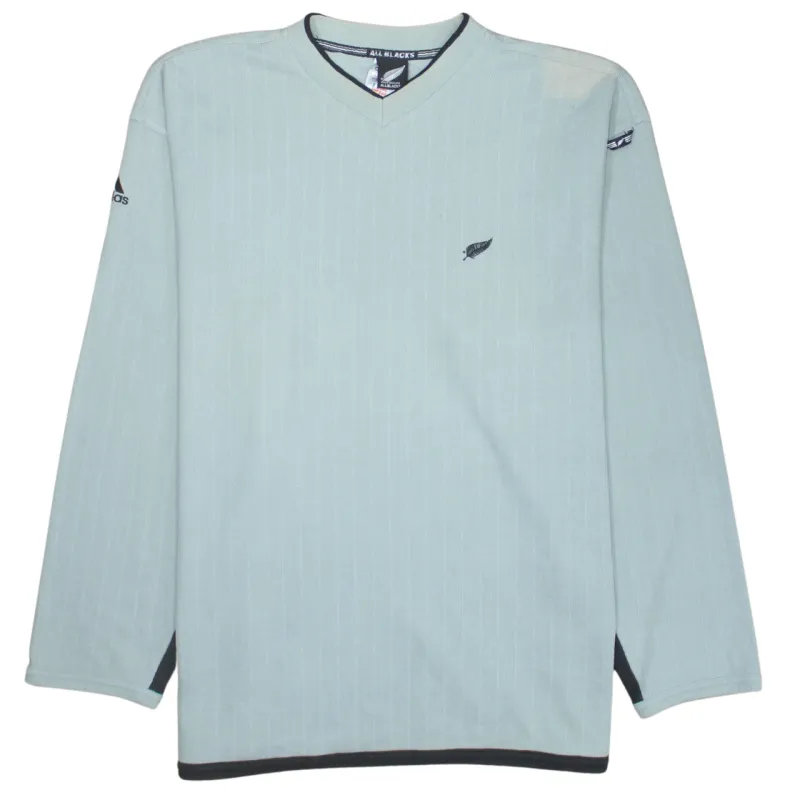 Adidas 90's Lightweight V Neck Sweatshirt Large Grey sold by Vintage Club