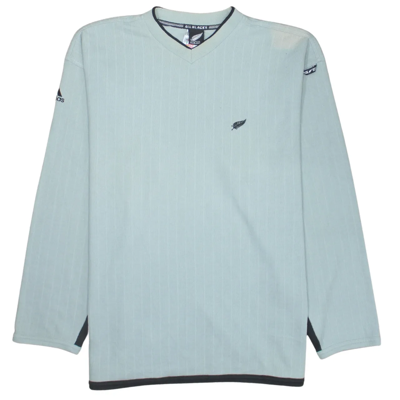 Adidas 90's Lightweight V Neck Sweatshirt Large Grey sold by Vintage Club